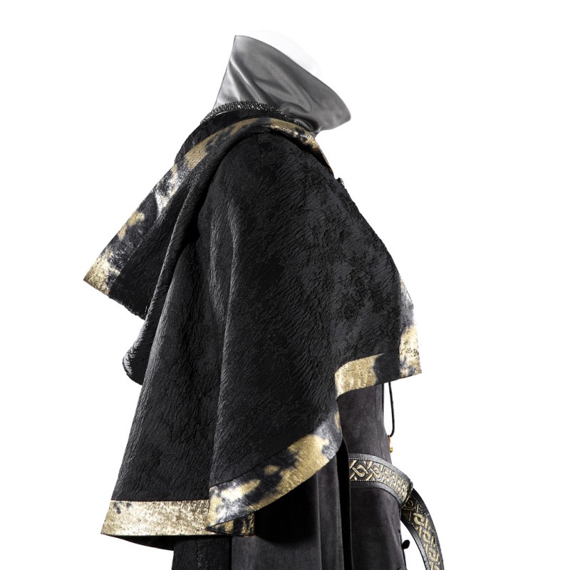 Dark Souls 3 Fire Keeper Cosplay Costume Black Dress Cloak Women Halloween Suit