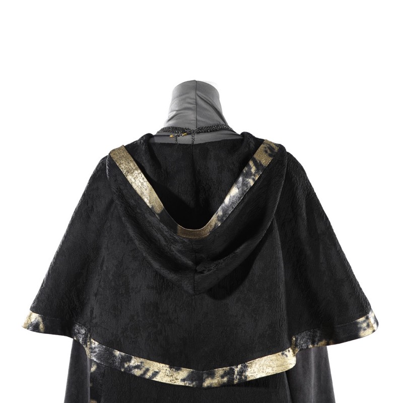 Dark Souls 3 Fire Keeper Cosplay Costume Black Dress Cloak Women Halloween Suit