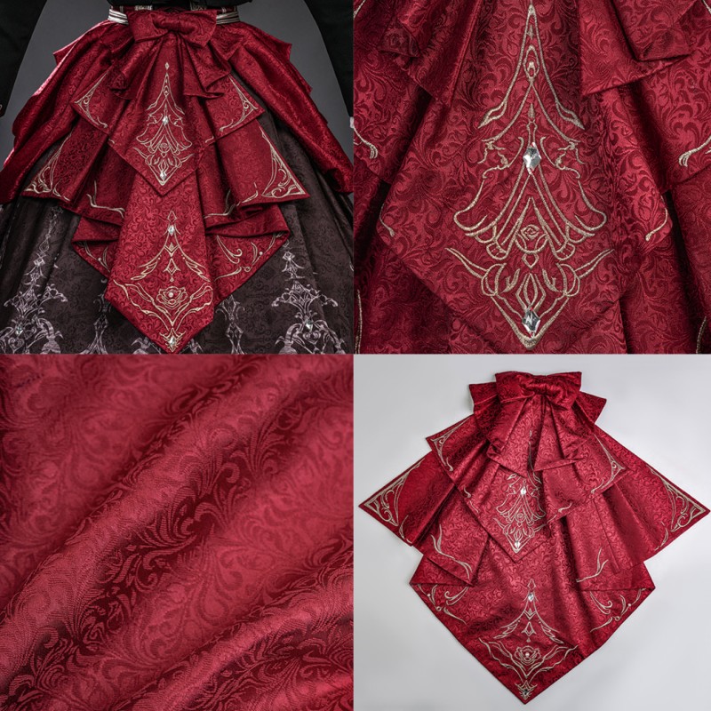 Love and Deepspace Silver Winged Demon Cosplay Costume Women Dress Outfit