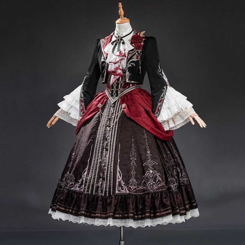 Love and Deepspace Silver Winged Demon Cosplay Costume Women Dress Outfit