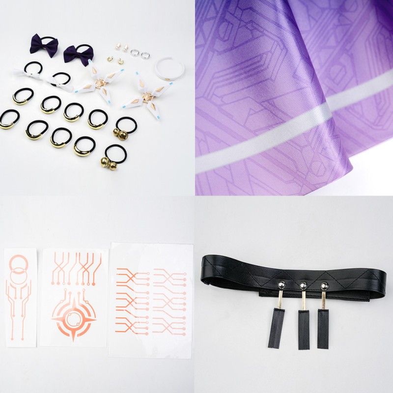 Wuthering Waves Sigilica Cosplay Costume Women Dress Outfit