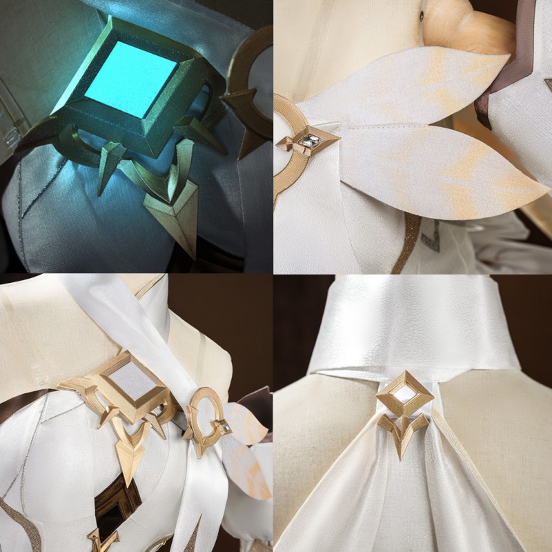 Genshin Impact Lumine Costume Female Cosplay Suit