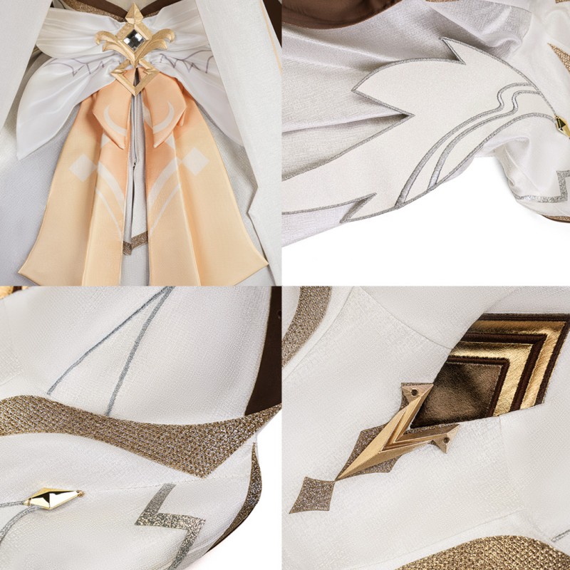 Genshin Impact Lumine Costume Female Cosplay Suit