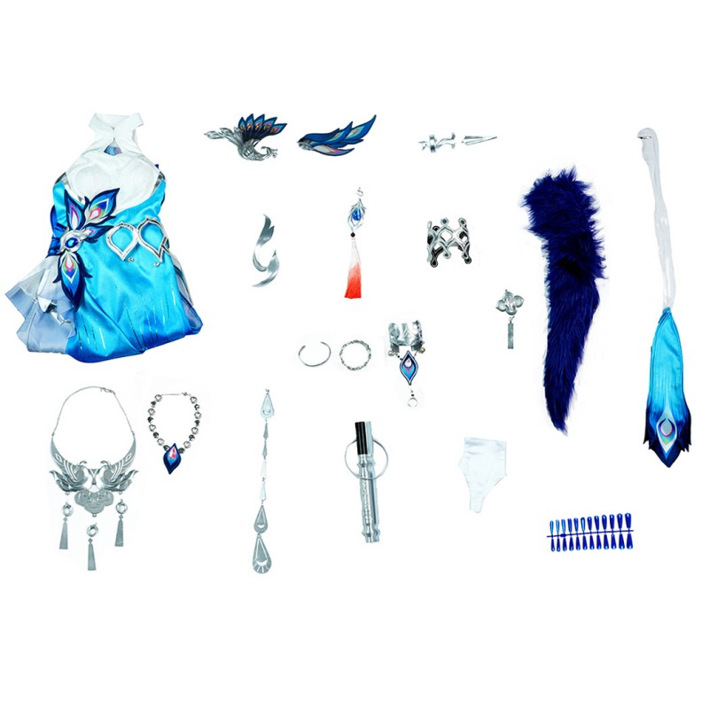 Honkai Star Rail Yao Guang Cosplay Costume Women Dress Suit