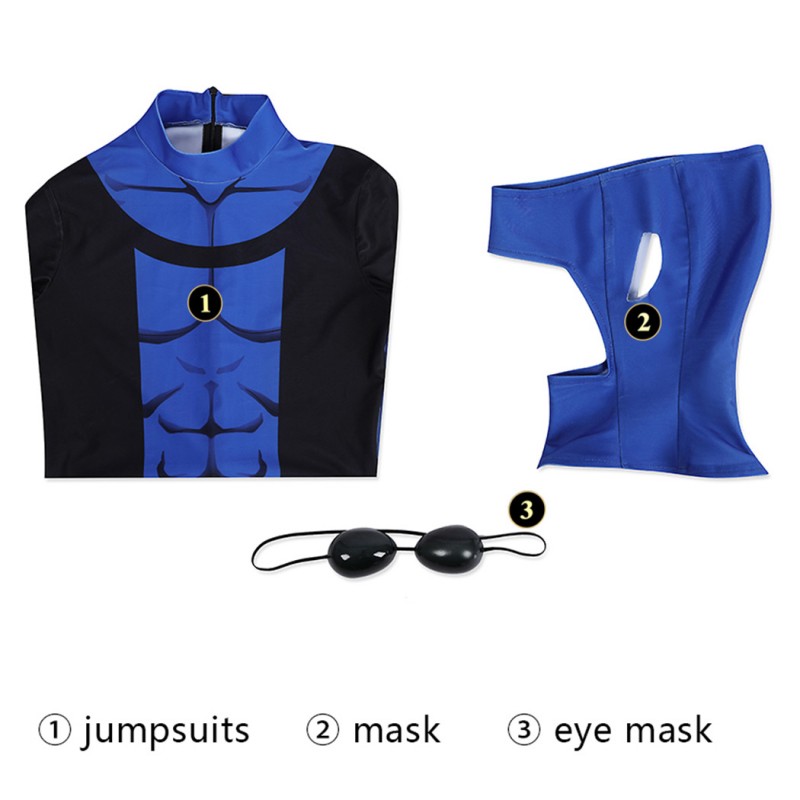 Invincible Season 4 Mark Grayson Cosplay Costume Printed Jumpsuit Superhero Suit