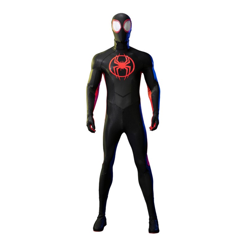 Miles Morales Spider-Man Across the Spider-Verse Cosplay Costume Adult Deluxe Suit