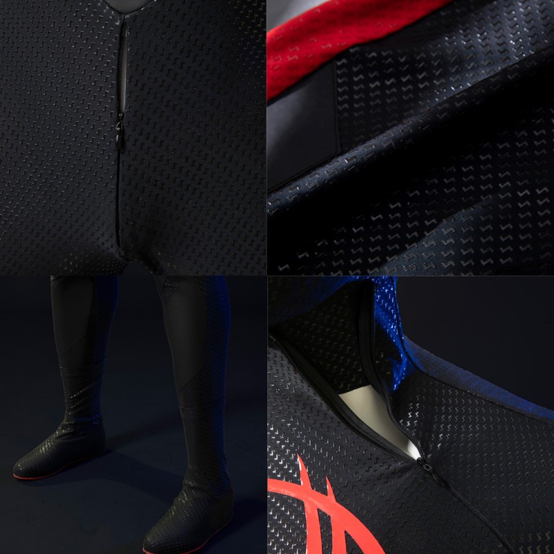 Miles Morales Spider-Man Across the Spider-Verse Cosplay Costume Adult Deluxe Suit