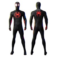 Miles Morales Spider-Man Across the Spider-Verse Cosplay Costume Adult Deluxe Suit
