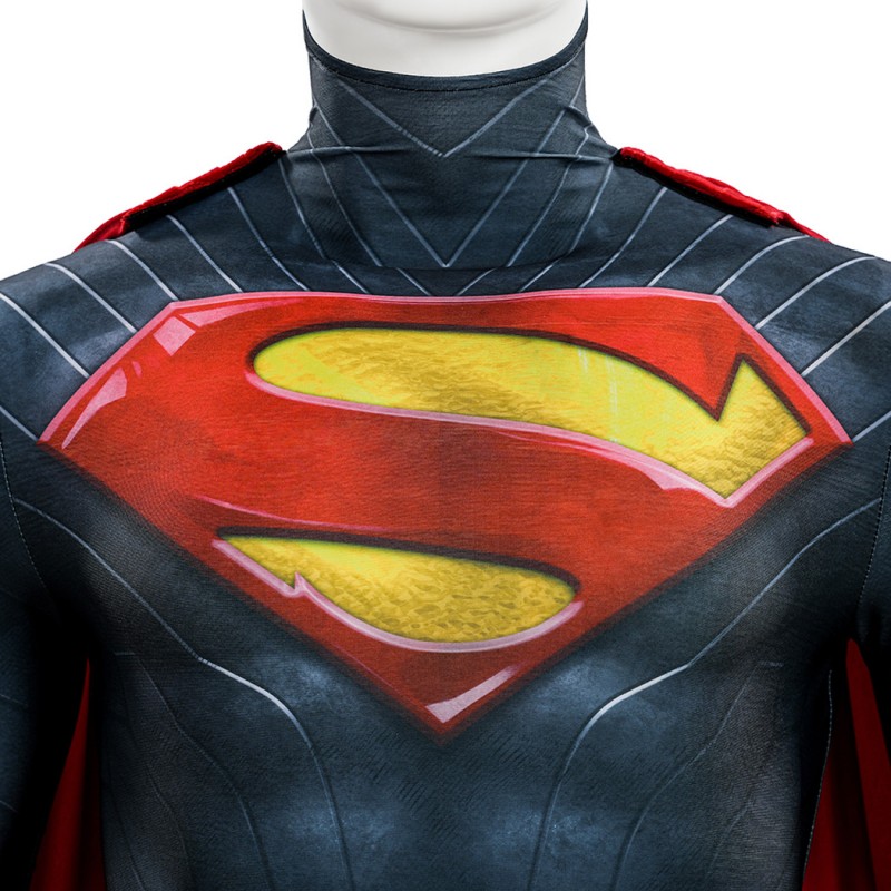 Clark Kent Cosplay Suit Absolute Man Halloween Jumpsuit