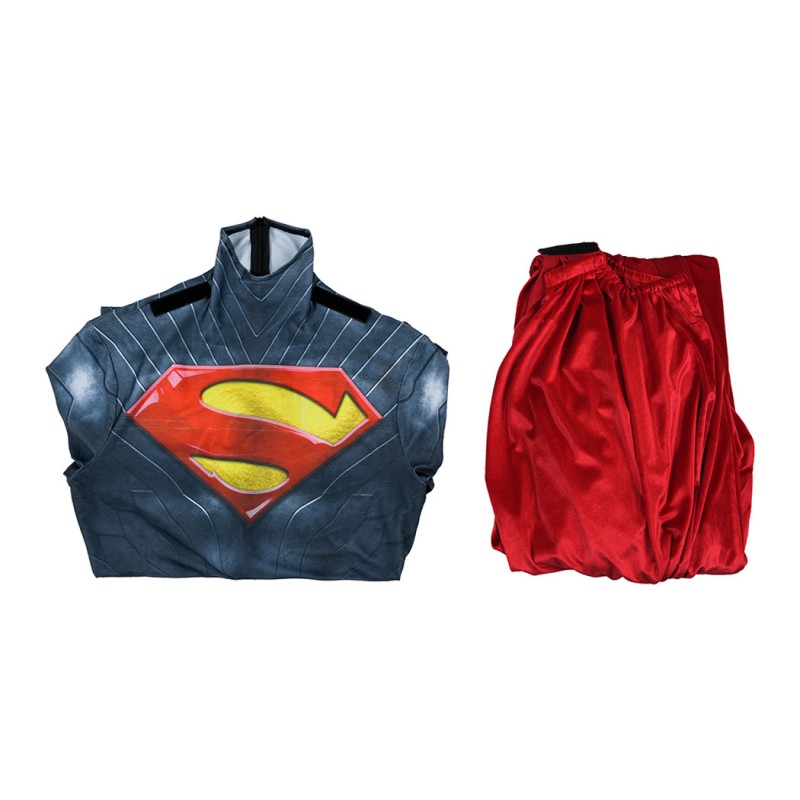 Clark Kent Cosplay Suit Absolute Man Halloween Jumpsuit