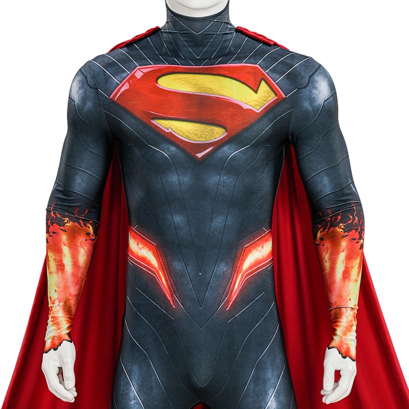 Clark Kent Cosplay Suit Absolute Man Halloween Jumpsuit