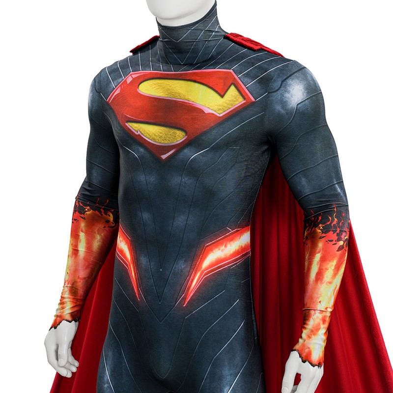 Clark Kent Cosplay Suit Absolute Man Halloween Jumpsuit