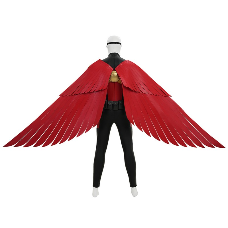 Tim Drake Cosplay Costume Red Robin Suit Superhero Outfit Adult Full Set