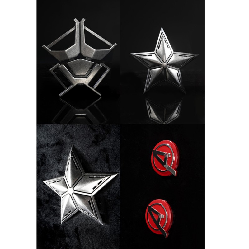 Captain America Steve Rogers Cosplay Costume Avengers Endgame Superhero Suit Deluxe Version