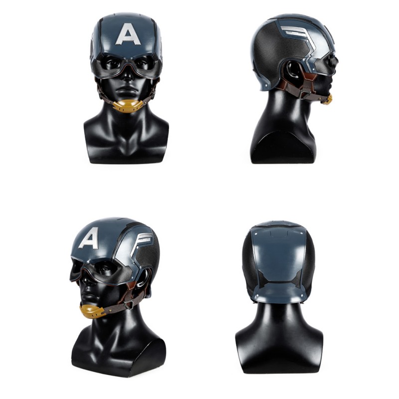 Captain America Steve Rogers Cosplay Costume Avengers Endgame Superhero Suit Deluxe Version