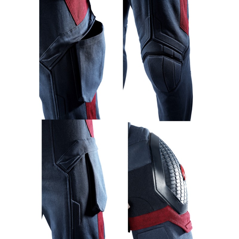 Captain America Steve Rogers Cosplay Costume Avengers Endgame Superhero Suit Deluxe Version