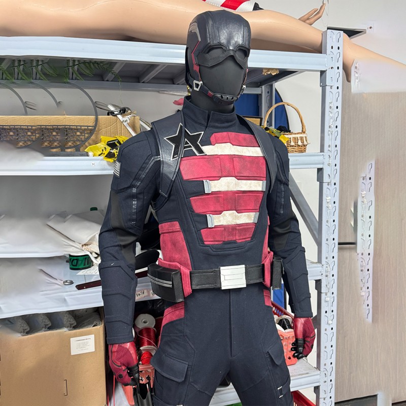 Thunderbolts U.S. Agent Cosplay Costume John Walker Superhero Suit Full Set Adult