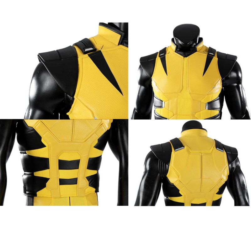 Wolverine Yellow Costume Logan X-Men Classic Cosplay Suit Full Set Adult Outfit