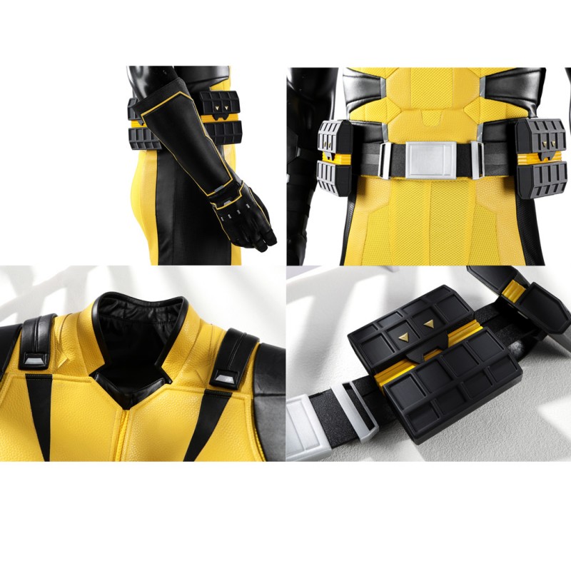 Wolverine Yellow Costume Logan X-Men Classic Cosplay Suit Full Set Adult Outfit