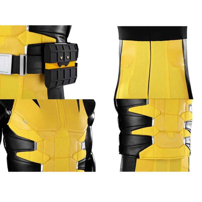 Wolverine Yellow Costume Logan X-Men Classic Cosplay Suit Full Set Adult Outfit