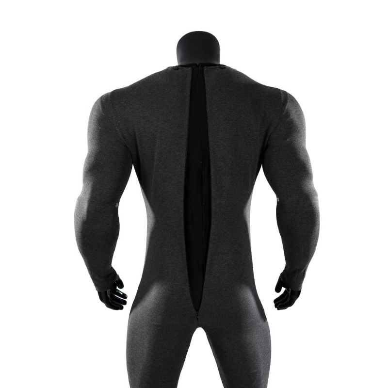Bruce Wayne Absolute Cosplay Costume Men Superhero Leather Black Suit