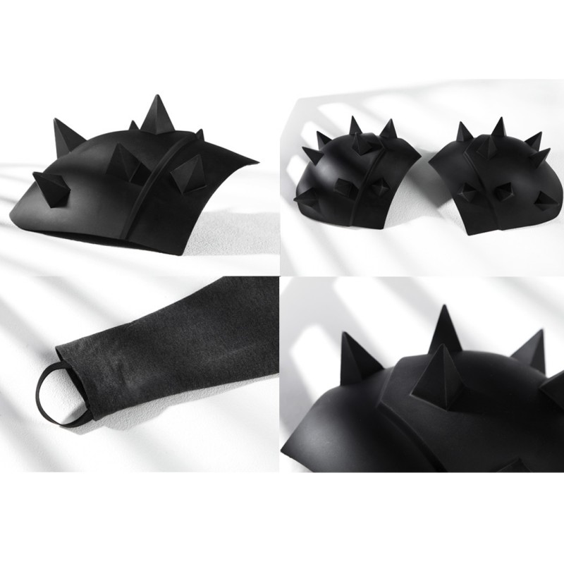 Bruce Wayne Absolute Cosplay Costume Men Superhero Leather Black Suit