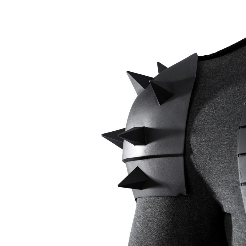 Bruce Wayne Absolute Cosplay Costume Men Superhero Leather Black Suit