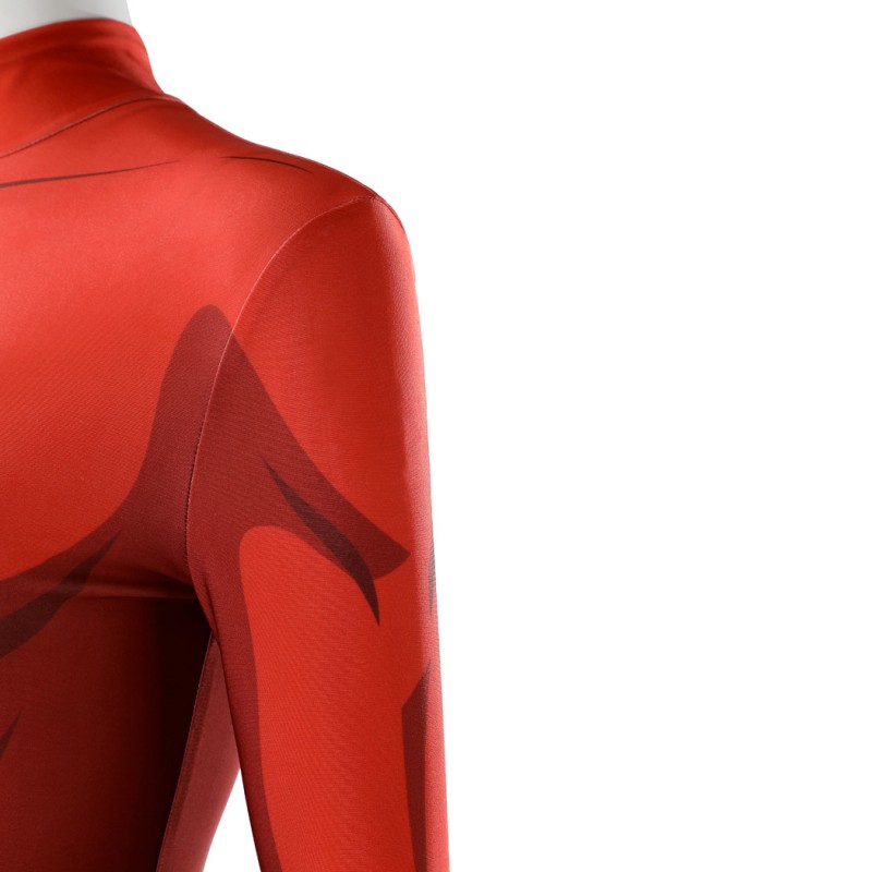 Dispatch Malevola Cosplay Costume Red Bodysuit for Women with Tail Full Set