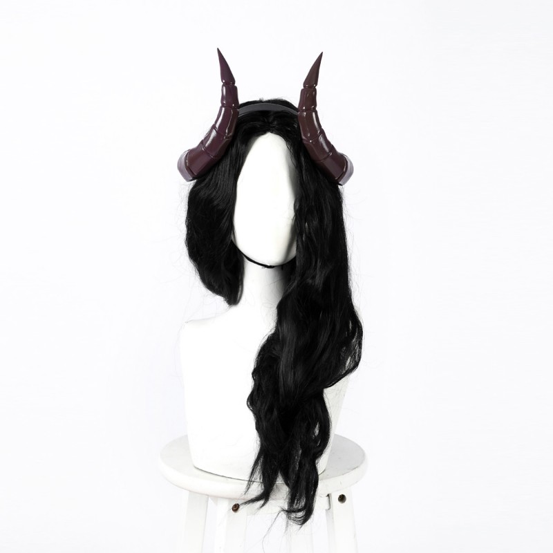 Dispatch Malevola Cosplay Costume Red Bodysuit for Women with Tail Full Set