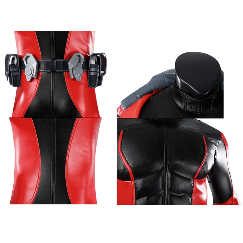 Marvel Rivals Deadpool Costume for Adults Wade Wilson Full Set Cosplay Suit