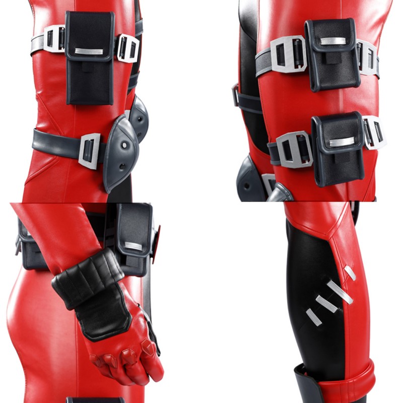 Marvel Rivals Deadpool Costume for Adults Wade Wilson Full Set Cosplay Suit