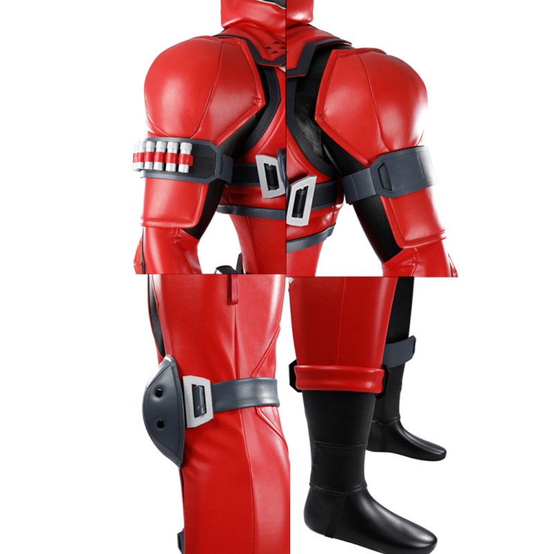 Marvel Rivals Deadpool Costume for Adults Wade Wilson Full Set Cosplay Suit
