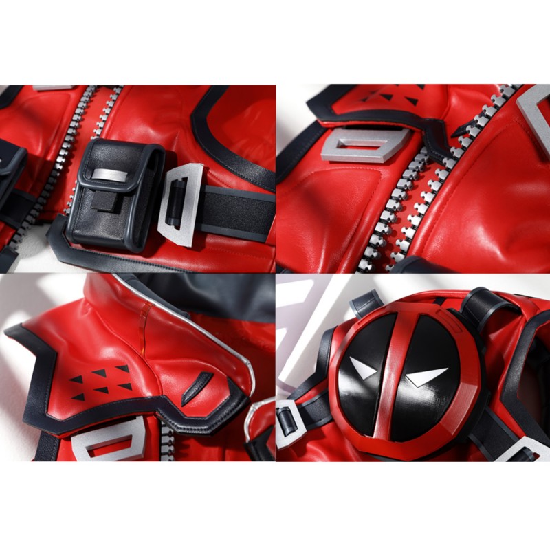 Marvel Rivals Deadpool Costume for Adults Wade Wilson Full Set Cosplay Suit