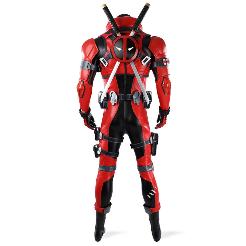 Marvel Rivals Deadpool Cosplay Costume Full Set Wade Wilson Superhero Suit for Adults