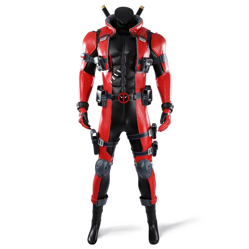 Marvel Rivals Deadpool Cosplay Costume Full Set Wade Wilson Superhero Suit for Adults