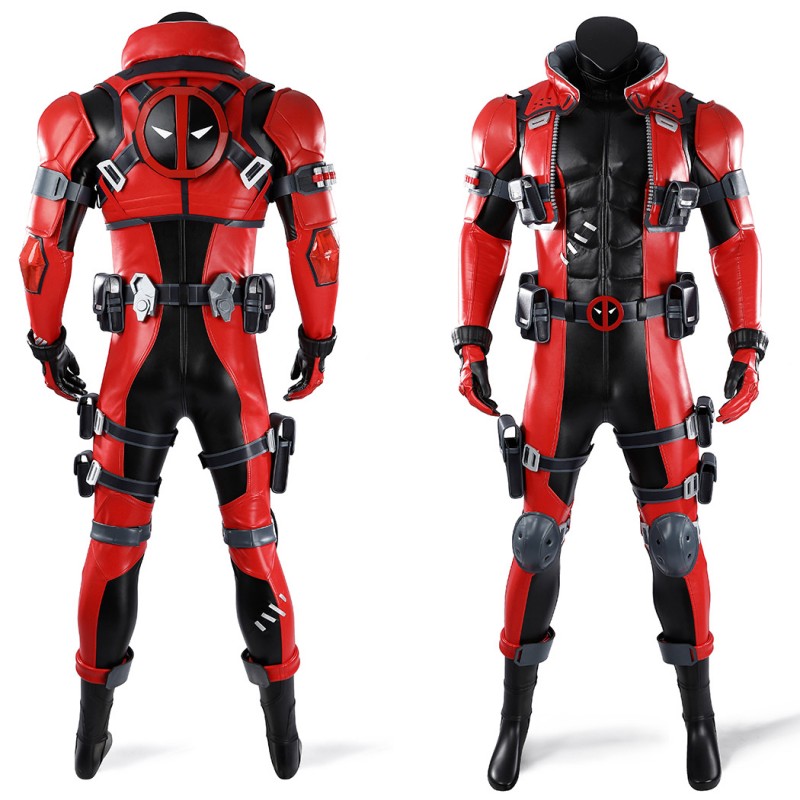 Marvel Rivals Deadpool Cosplay Costume Full Set Wade Wilson Superhero Suit for Adults