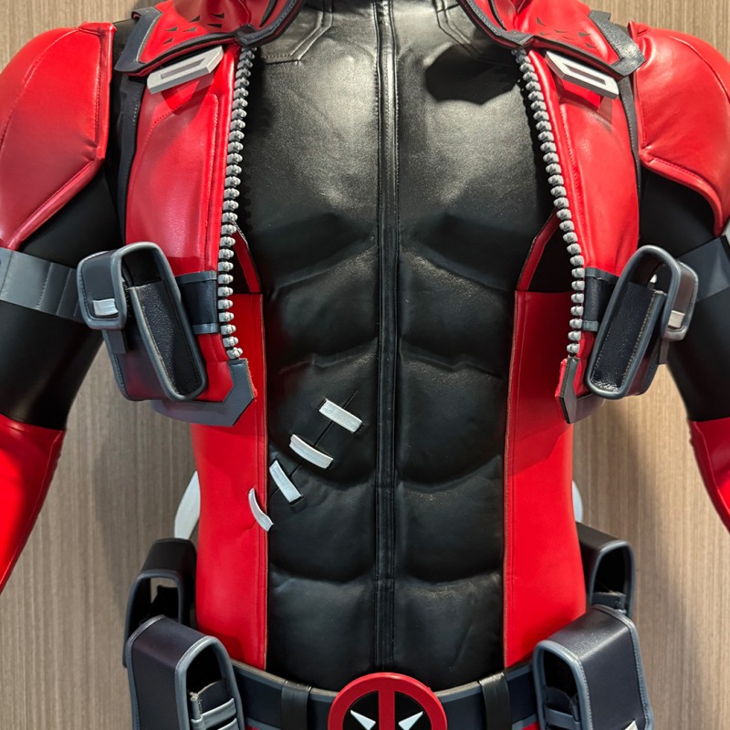 Marvel Rivals Deadpool Cosplay Costume Wade Wilson Suit Superhero Outfit Full Set Adult