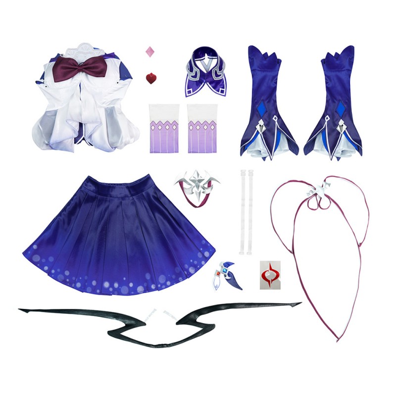 Honkai Impact 3 Seele Cosplay Costume Game Women Dress Suit Full Set