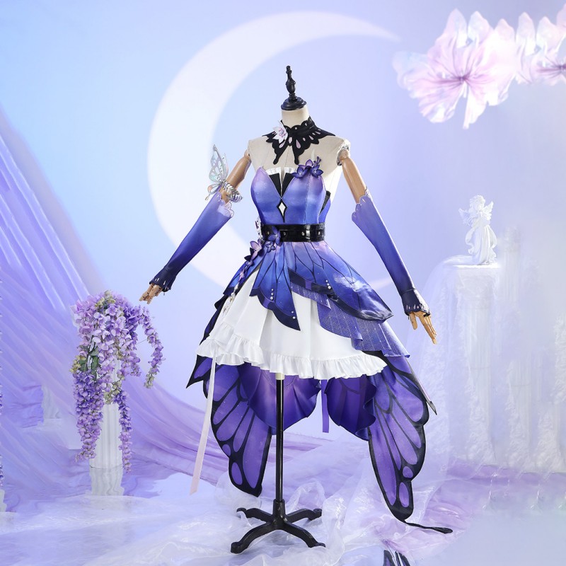 Honkai Star Rail Castorice Cosplay Costume Women Dress Suit Full Set