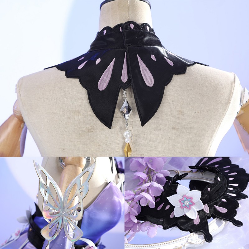 Honkai Star Rail Castorice Cosplay Costume Women Dress Suit Full Set