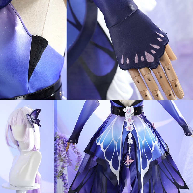 Honkai Star Rail Castorice Cosplay Costume Women Dress Suit Full Set