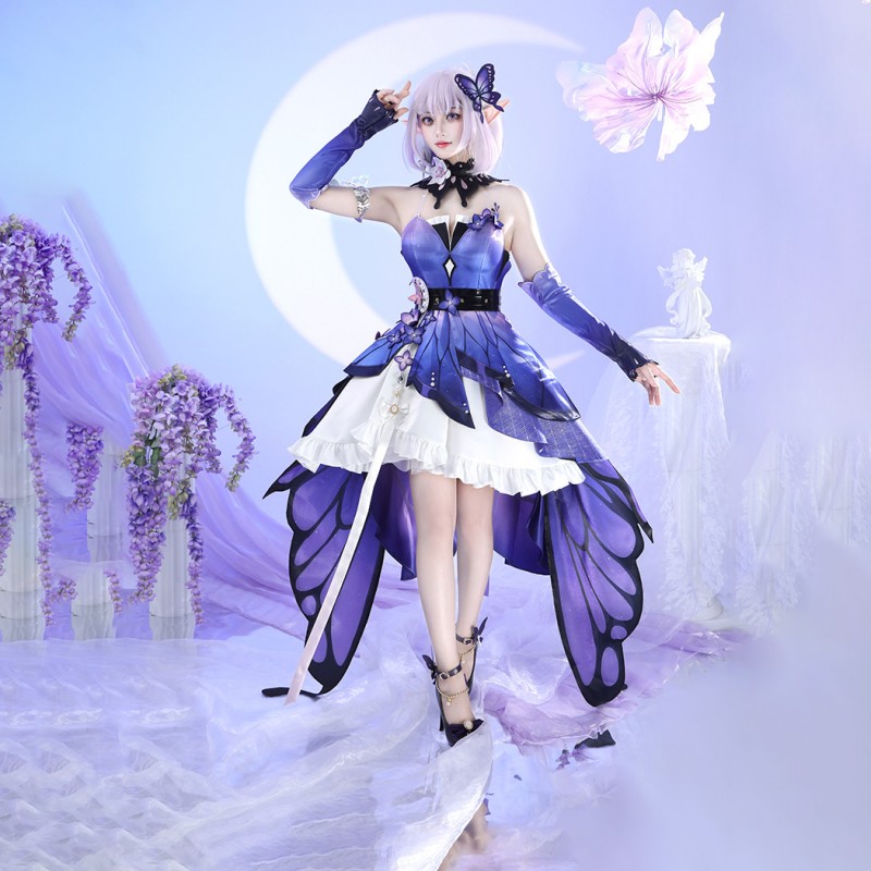 Honkai Star Rail Castorice Cosplay Costume Women Dress Suit Full Set