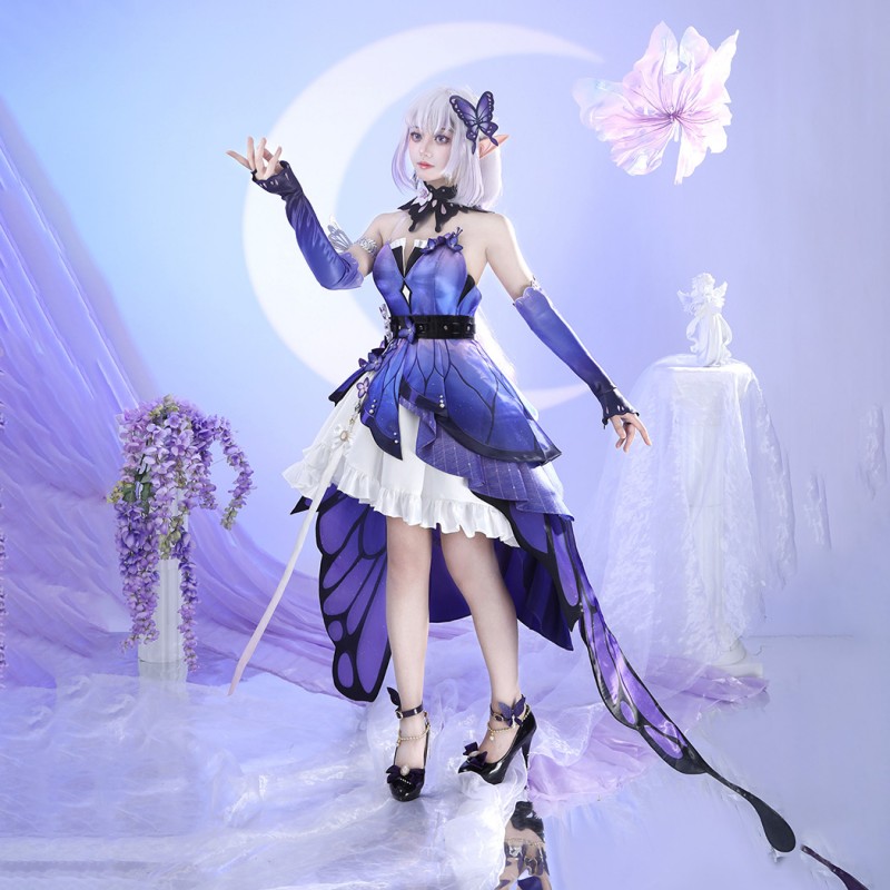 Honkai Star Rail Castorice Cosplay Costume Women Dress Suit Full Set