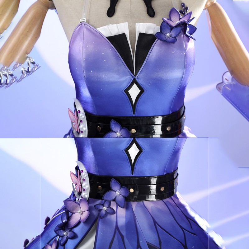 Honkai Star Rail Castorice Cosplay Costume Women Dress Suit Full Set