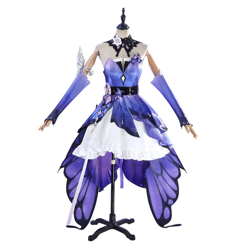 Honkai Star Rail Castorice Cosplay Costume Women Dress Suit Full Set