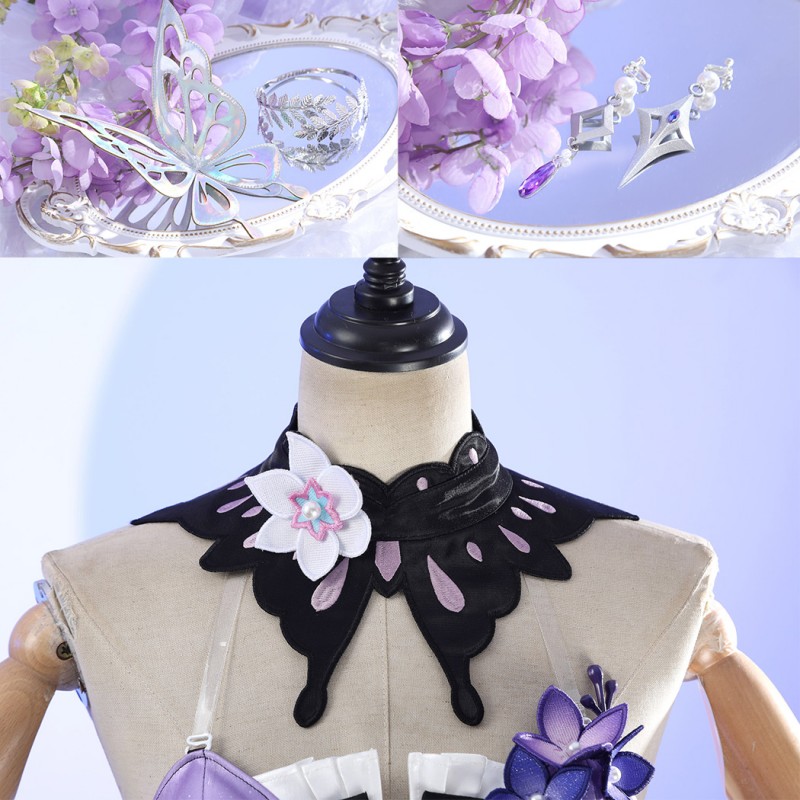 Honkai Star Rail Castorice Cosplay Costume Women Dress Suit Full Set