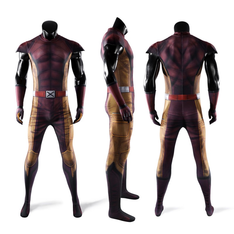 Deadpool 3 Wolverine Cosplay Costume Jumpsuit Printed Suit for Men