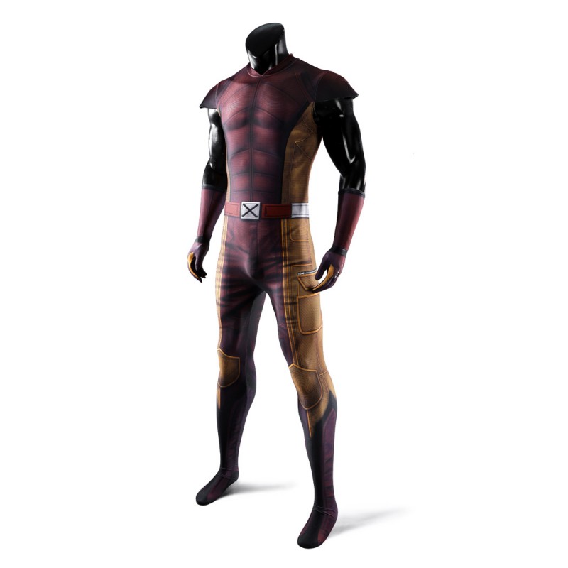 Deadpool 3 Wolverine Cosplay Costume Jumpsuit Printed Suit for Men