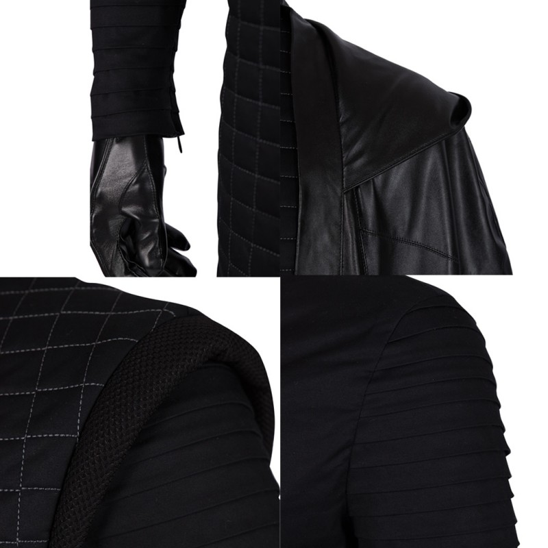 Kylo Ren Cosplay Costume Star Wars The Rise of Skywalker Black Suit