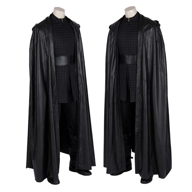 Kylo Ren Cosplay Costume Star Wars The Rise of Skywalker Black Suit
